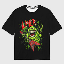 Мужская футболка оверсайз Slayer Slimer