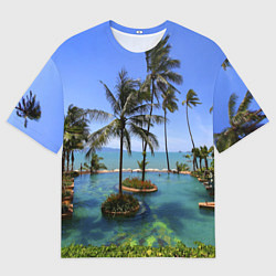 Футболка оверсайз мужская Таиланд, цвет: 3D-принт