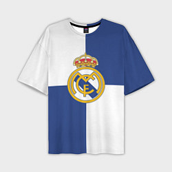 Мужская футболка оверсайз Real Madrid: Blue style