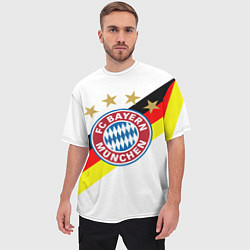 Футболка оверсайз мужская FC Bayern: Germany, цвет: 3D-принт — фото 2