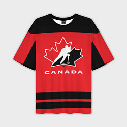 Футболка оверсайз мужская Canada Team, цвет: 3D-принт