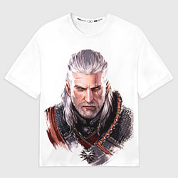 Футболка оверсайз мужская Геральт, цвет: 3D-принт