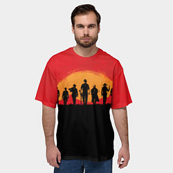 Футболка оверсайз мужская Red Dead Redemption 2, цвет: 3D-принт — фото 2