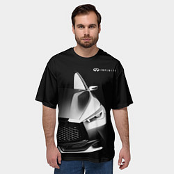 Футболка оверсайз мужская Infiniti Sport, цвет: 3D-принт — фото 2