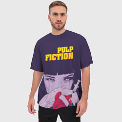 Футболка оверсайз мужская Pulp Fiction: Dope Heart, цвет: 3D-принт — фото 2