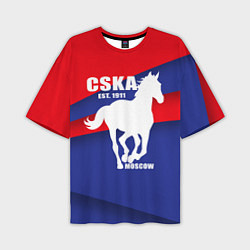 Мужская футболка оверсайз CSKA est. 1911