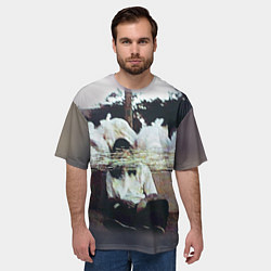 Футболка оверсайз мужская Bones Rap, цвет: 3D-принт — фото 2