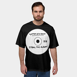 Футболка оверсайз мужская SOAD: Steal this album, цвет: 3D-принт — фото 2