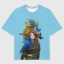 Футболка оверсайз мужская Lana Del Rey: Tropical, цвет: 3D-принт