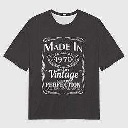 Футболка оверсайз мужская Сделано в 1970, цвет: 3D-принт
