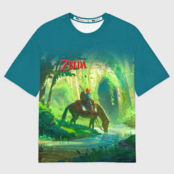 Футболка оверсайз мужская The Legend of Zelda, цвет: 3D-принт