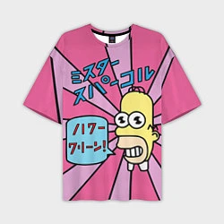 Мужская футболка оверсайз Japanesse Homer