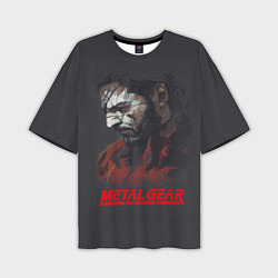 Мужская футболка оверсайз Metal Gear Solid
