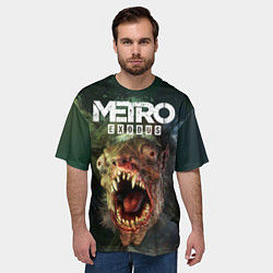 Футболка оверсайз мужская Metro Exodus, цвет: 3D-принт — фото 2