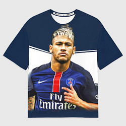 Мужская футболка оверсайз Neymar: Fly Emirates