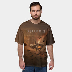 Футболка оверсайз мужская Stellaris, цвет: 3D-принт — фото 2