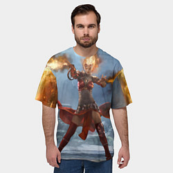 Футболка оверсайз мужская Magic: The Gathering, цвет: 3D-принт — фото 2