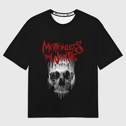 Футболка оверсайз мужская MIW Skull, цвет: 3D-принт