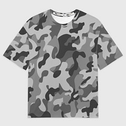 Футболка оверсайз мужская Ночной Камуфляж 1, цвет: 3D-принт