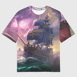 Футболка оверсайз мужская Sea of thieves, цвет: 3D-принт