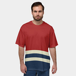 Футболка оверсайз мужская Волны в море, цвет: 3D-принт — фото 2