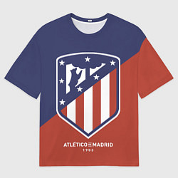 Футболка оверсайз мужская Atletico Madrid FC 1903, цвет: 3D-принт