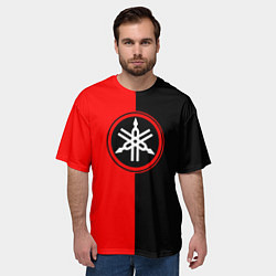 Футболка оверсайз мужская Yamaha, цвет: 3D-принт — фото 2