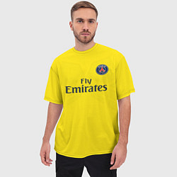 Футболка оверсайз мужская PSG FC: Neymar Away 17/18, цвет: 3D-принт — фото 2