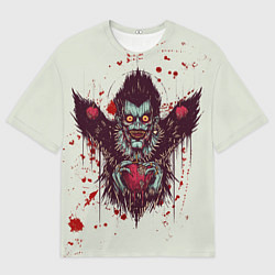 Футболка оверсайз мужская Демон с сердцем, цвет: 3D-принт