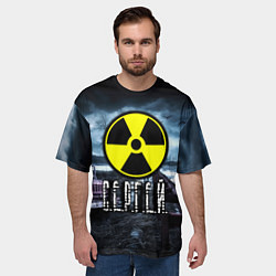 Футболка оверсайз мужская S.T.A.L.K.E.R: Сергей, цвет: 3D-принт — фото 2