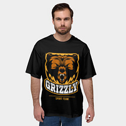 Футболка оверсайз мужская GTIZZLY(sport team), цвет: 3D-принт — фото 2