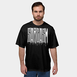 Футболка оверсайз мужская Sarcasm, цвет: 3D-принт — фото 2