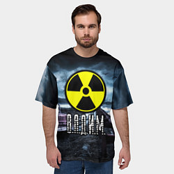 Футболка оверсайз мужская S.T.A.L.K.E.R: Вадим, цвет: 3D-принт — фото 2