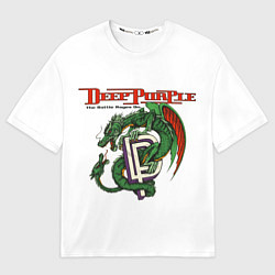 Футболка оверсайз мужская Deep Purple: Green Gragon, цвет: 3D-принт