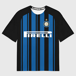 Футболка оверсайз мужская Inter FC: Home 17/18, цвет: 3D-принт