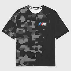 Футболка оверсайз мужская BMW БМВ, цвет: 3D-принт