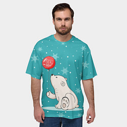 Футболка оверсайз мужская Cold Bear, цвет: 3D-принт — фото 2