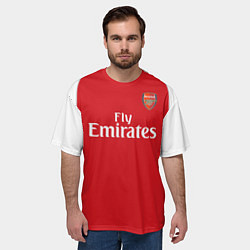 Футболка оверсайз мужская FC Arsenal: Henry Home 17/18, цвет: 3D-принт — фото 2