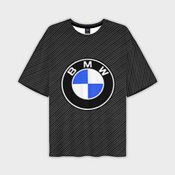 Мужская футболка оверсайз BMW CARBON БМВ КАРБОН