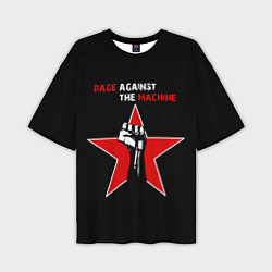 Футболка оверсайз мужская Rage Against the Machine - star, цвет: 3D-принт