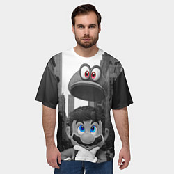 Футболка оверсайз мужская Super Mario: Citizen Odyssey, цвет: 3D-принт — фото 2