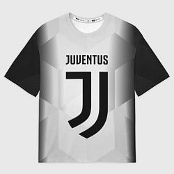 Мужская футболка оверсайз FC Juventus: Silver Original