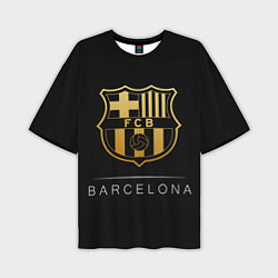 Футболка оверсайз мужская Barcelona Gold Edition, цвет: 3D-принт
