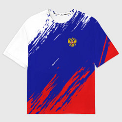Мужская футболка оверсайз RUSSIA SPORT
