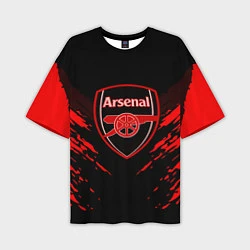 Футболка оверсайз мужская Arsenal FC: Sport Fashion, цвет: 3D-принт