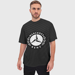 Футболка оверсайз мужская Mercedes-Benz, цвет: 3D-принт — фото 2