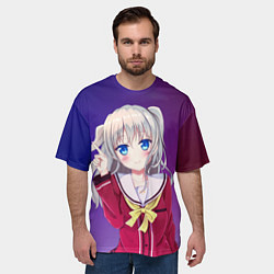 Футболка оверсайз мужская Nao Tomori, цвет: 3D-принт — фото 2