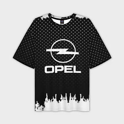 Мужская футболка оверсайз Opel: Black Side