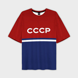 Футболка оверсайз мужская СССР: Спортсмен, цвет: 3D-принт