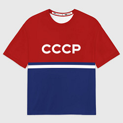 Футболка оверсайз мужская СССР: Спортсмен, цвет: 3D-принт